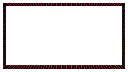 Stream overlay webcam border panel template