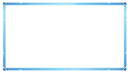 Stream overlay webcam border panel template © ALVAN REMAG