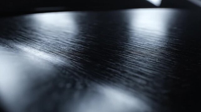 P249-Black metallic texture for background 4K 10s