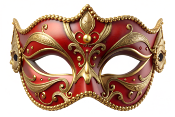 Opera carnival masquerade mask  isolated on transparent background 