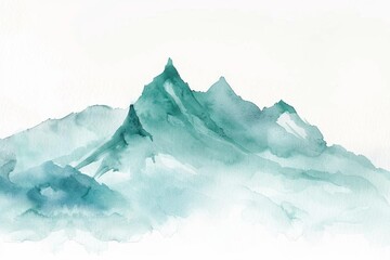 Fototapeta premium winter mountain landscape