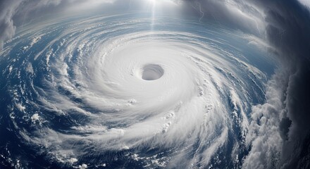 Hurricane is gathering strength in the ocean as it approaches shore