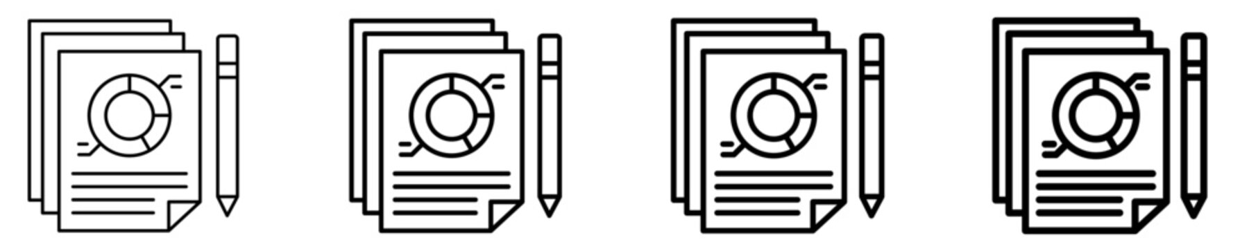 Infography Icon Set Different Style Collection
