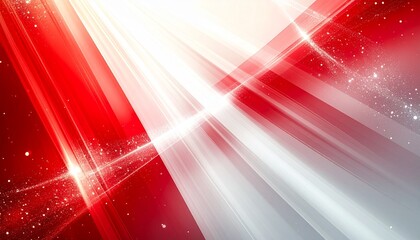 Passionate Red Energy and Glowing Light Trails: Dynamic Digital Art Material Representing Speed, Progress, and Success.