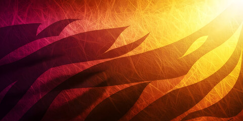 Cozy Autumn Leaves Swirling Gradient Background in Burgundy and Amber Gold