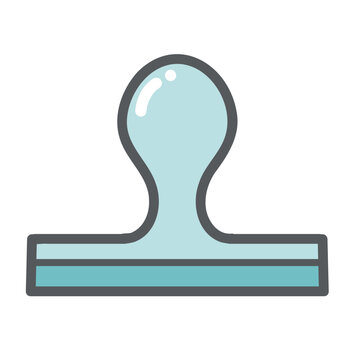 大腸ポリープ（有茎性）のイラスト・アイコン