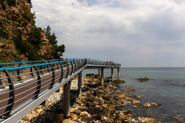 bridge over the view sea