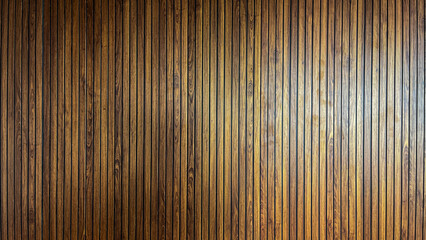 Brown Timber Battens Wall Background. wood, wooden. copy space, empty, free, negative, text, design. side view, front, close up. texture, textured. detail, detailed. surface. pattern.