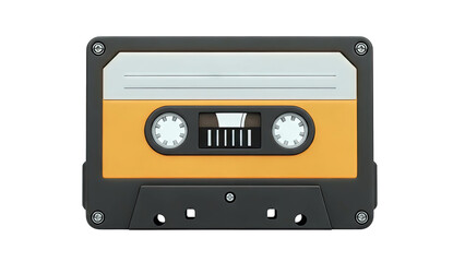 Fototapeta premium Orange and Black Cassette Tape