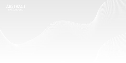 abstract white background with gradient color and artistic dynamic line decoration