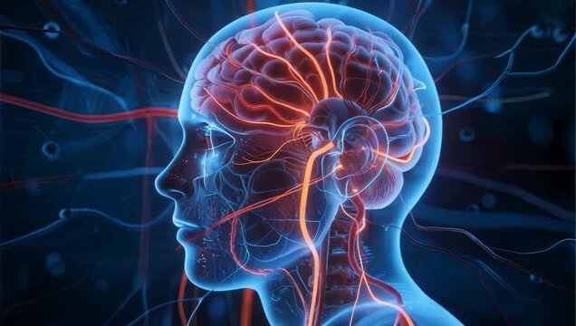 Human brain and nervous system