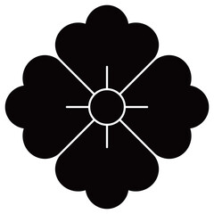 家紋です。花角といいます。