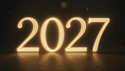 2027 celebration new year eve background