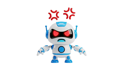 Angry Cute Robot