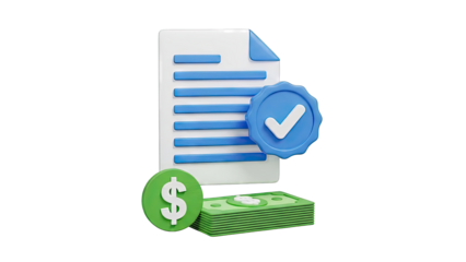 Approved Financial Document with Cash