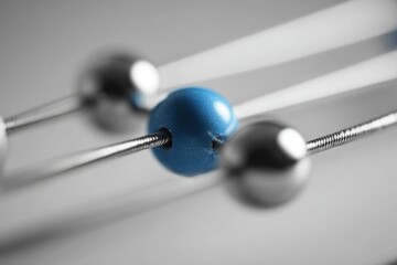 Close-up of interconnected spheres