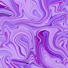 Fototapeta premium Vibrant purple fluid marble waves with dynamic motion and glossy texture, modern abstract, purple, fluid, marble, texture background visuals.