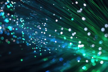 Abstract fiber optic light display (1)