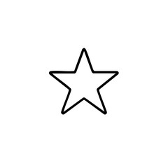 Obraz premium star_rating_minimalist_icon_vector