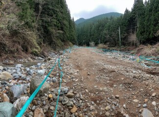 Mountain Road Under Repair