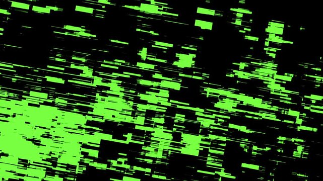 Fading Green Pixel Transition dissolve for smooth edits