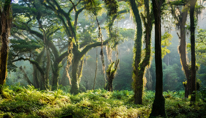 Fototapeta premium Trees In The Forest