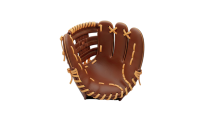 Brown Leather Baseball Glove