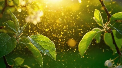 A Glistening Summer Day at the Ocean's Sparkling Shoreline During Golden Hour,
    Capturing the Tranquil Moment with Pristine Blue Water and Warm Sunshine
