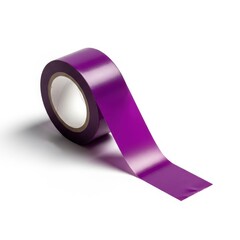 Purple Adhesive Tape on White Background 2.