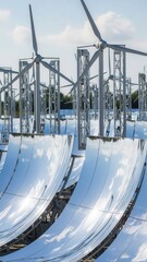 Renewable Energy Solar Wind Power.