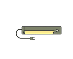 Electric Heating Pad Illustration.