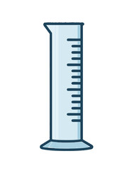 Measuring Cylinder Laboratory Equipment.