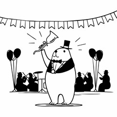 happy birthday card with funny cats