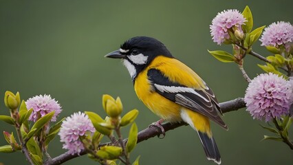 Fototapeta premium great tit on a branch