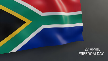South african national freedom day celebrations isolated on transparent background
