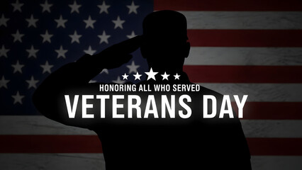 National freedom day patriotic american soldier silhouette isolated on transparent background