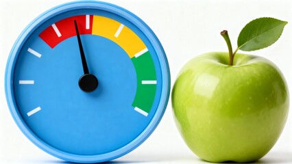 Apple and Colorful Gauge