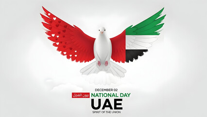 Uae national freedom day isolated on transparent background