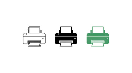 Three different printers