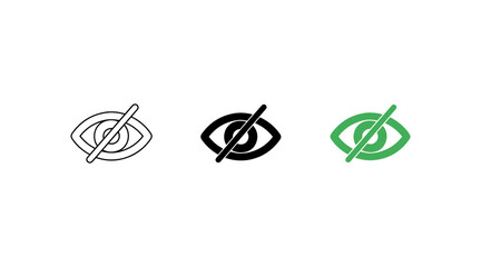 Icon of Three symbols in different colors