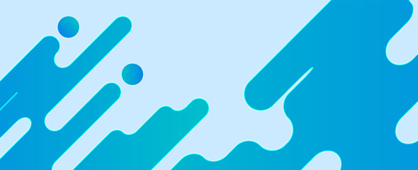 Abstract Light Blue Liquid Shapes Background with Modern Fluid Design