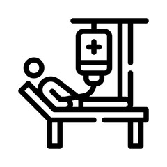 chemotherapy line icon