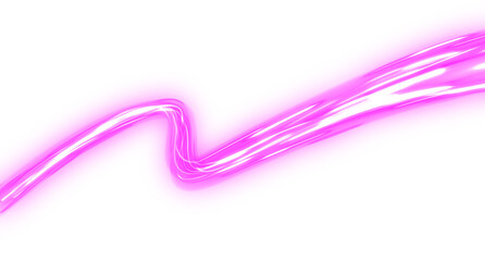 Futuristic Abstract Light Wave in Vibrant Pink and Purple Neon Colors