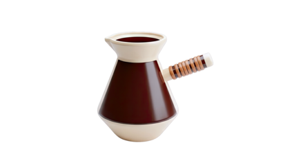 Ceramic Cezve with Coffee