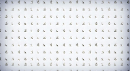 Small green leaves arranged in repeating pattern creating seamless organic and natural backdrop wallpaper