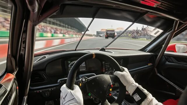Experience the thrill of racing as a driver, feeling the adrenaline rush in an immersive speed adventure