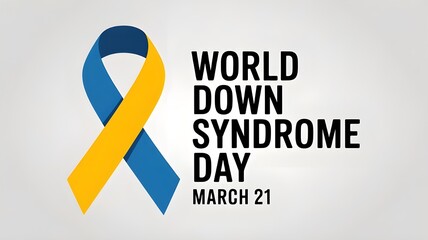 World Down Syndrome day is observed every year on March 21, it is a condition in which a person has an extra chromosome, they are small packages of genes in the body. vector illustration