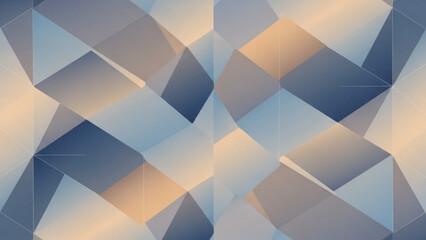 Premium abstract 2D geometric pattern with soft gradients, balanced symmetry, modern corporate-friendly background