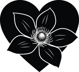 Decorative Floral Flower Ornament Vector on Transparent Background