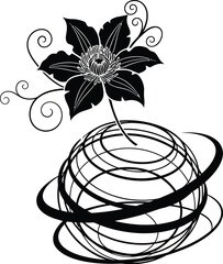 abstract flower background